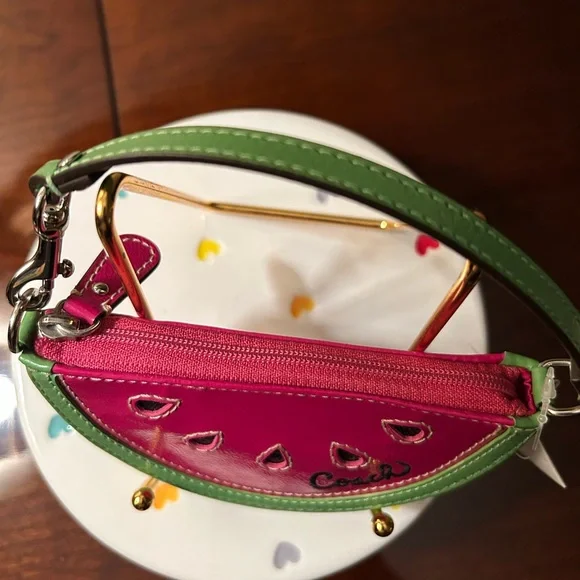 Coach Watermelon Slice Coin Purse NWT - Picture 6 of 6
